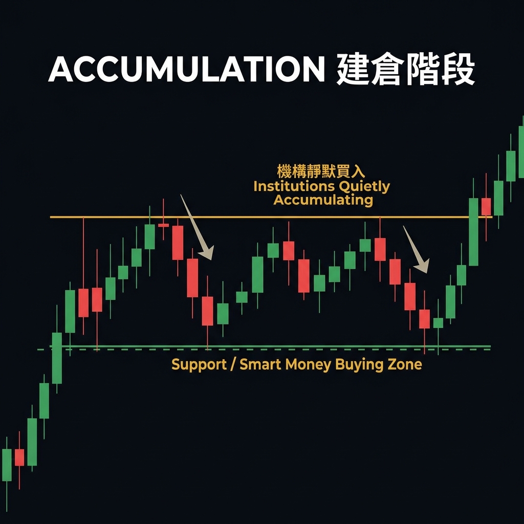SMC Accumulation K線圖